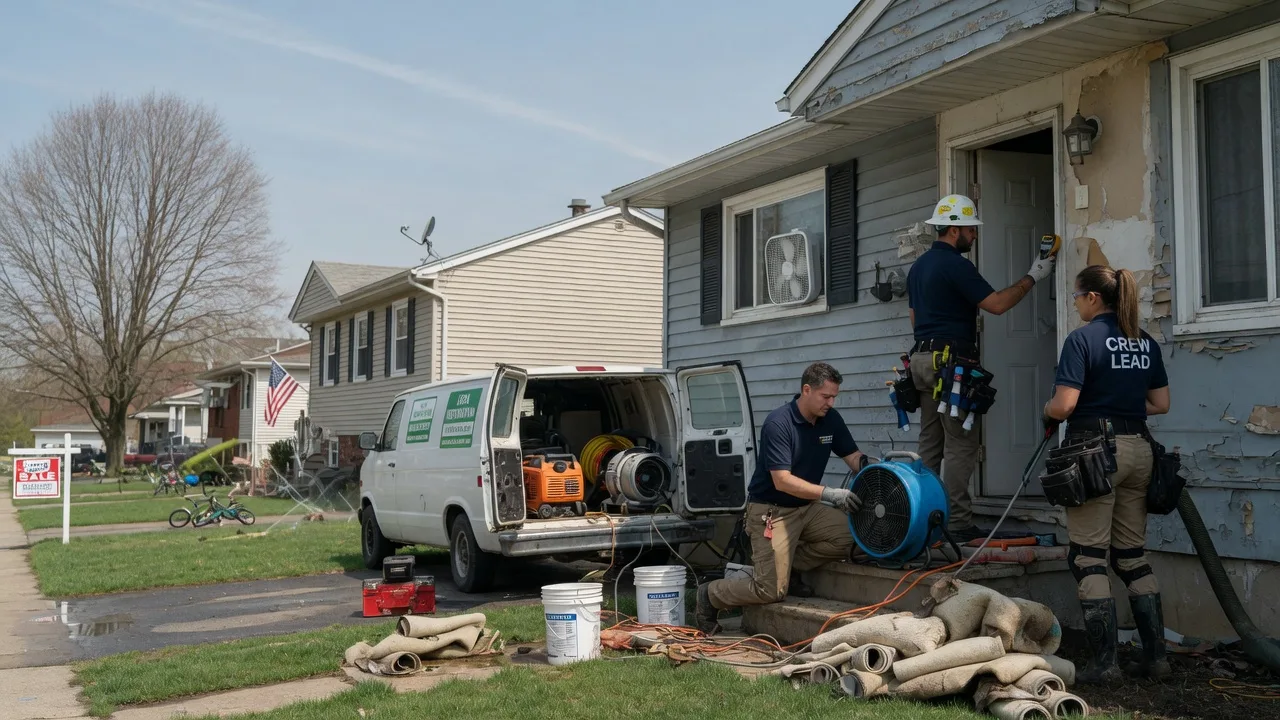 Flood Cleanup in Bernardsville, NJ near me